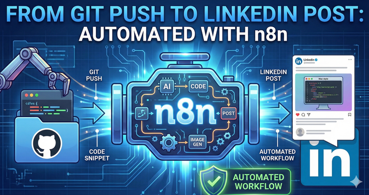 Deploy Code Snippets to Linkedin - n8n Workflow